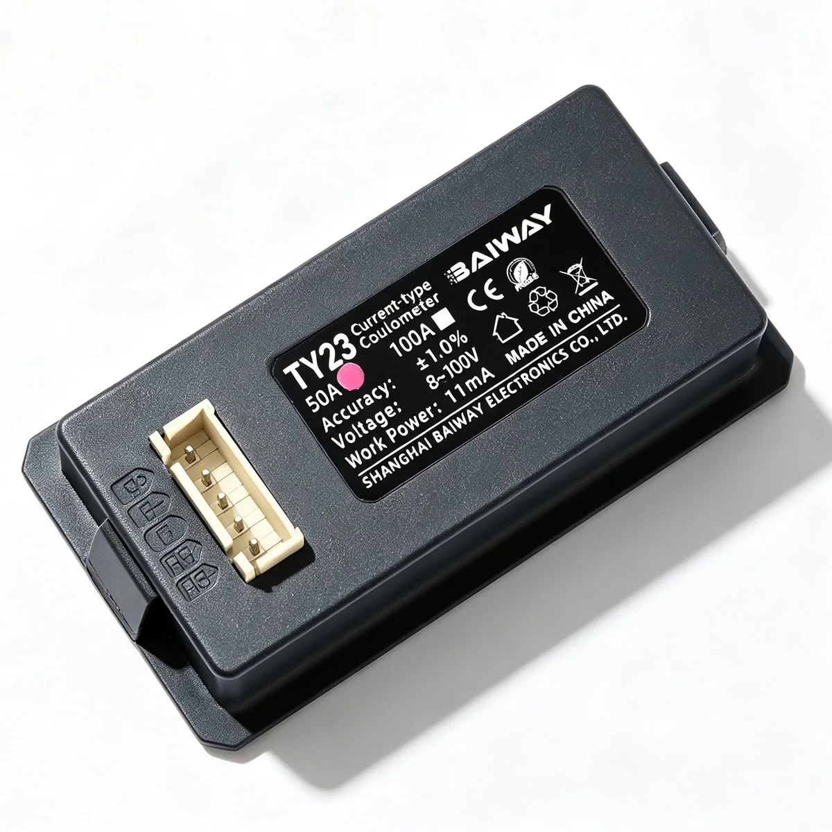 TY23 Batteriekapazitätsanzeiger 8V-120V 50A 100A, Li-Ion Lifepo4 Blei-Säure Lithium Spannungstester – Detail 10