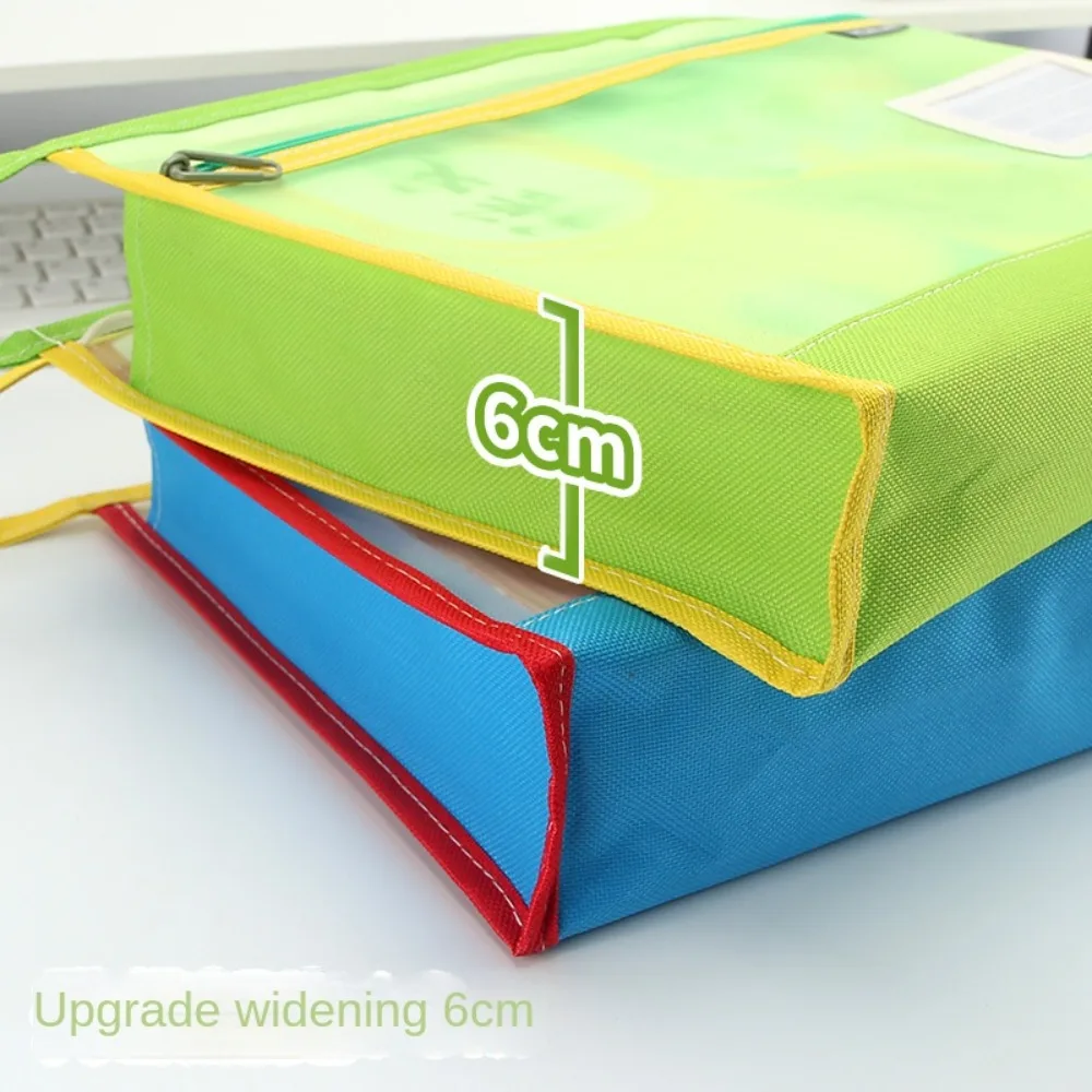 New Transparent Mesh File Bag Large Capacity Portable Student Book Bags Multi-function Cram School Handbag