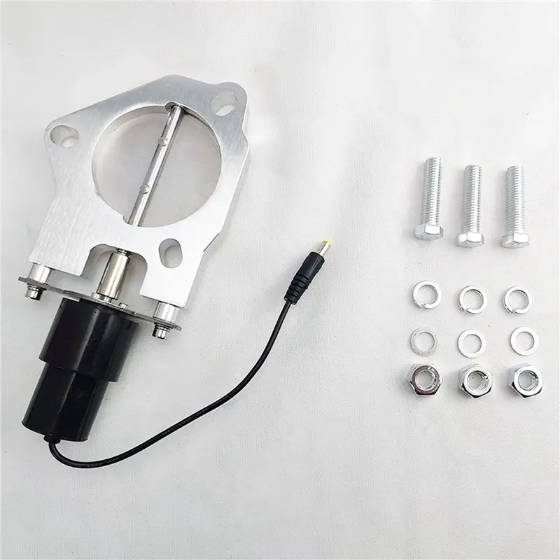 [AC77 Top !! ] 2 Set 2.5Inch Car Electric Exhaust Valve Cutout Cut Out Kit Remote Sound Wave Control Valve Muffler Parts