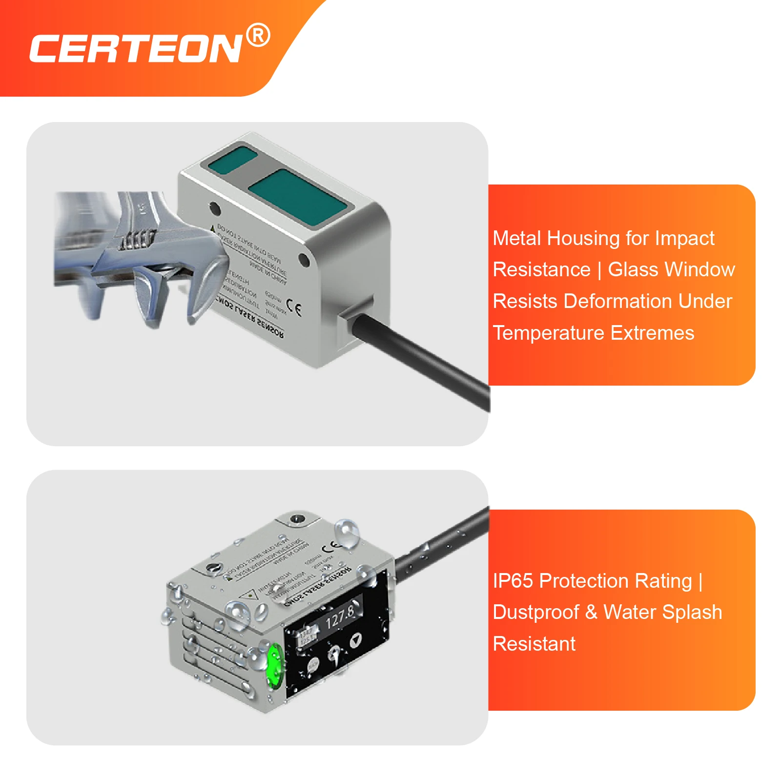 Sensor Laser Displacement LR40 - Industrial Laser Displacement Sensor ulasan dan harga