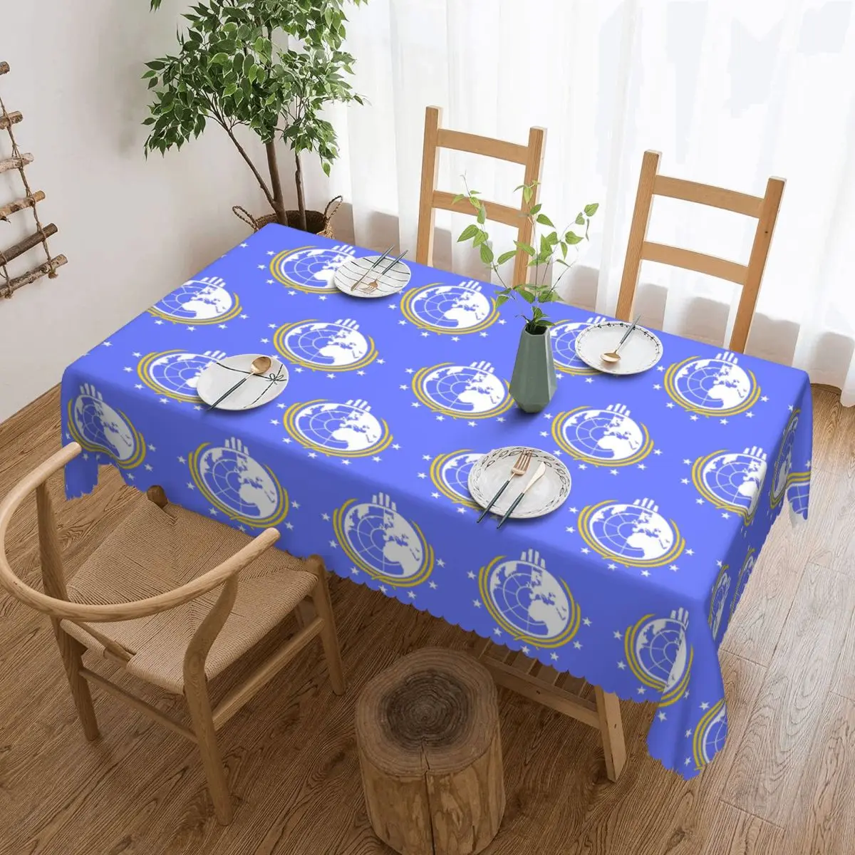 Into Hell Liberty Diving Earth For Super Tablecloth Restaurant Kitchen Rectangular Tablecloth Tablecloth Dining Table Cover