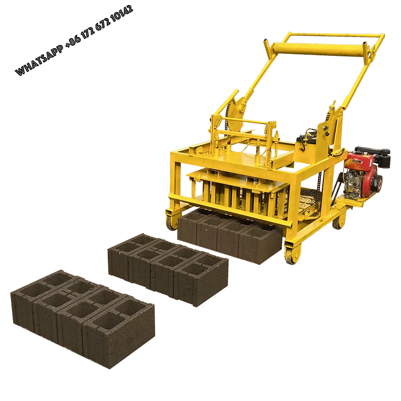 Mobile Concrete Block Making Machine diesel Egg Laying Concrete Block Manual Brick Making Machine Price