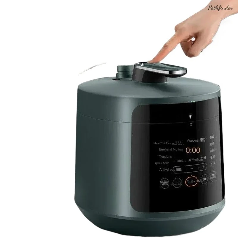 Electric Pressure Cooker & Rice Cooker: Upper Steaming and Lower Cooking. Intelligent Touch. Double Pot. Multifunction.