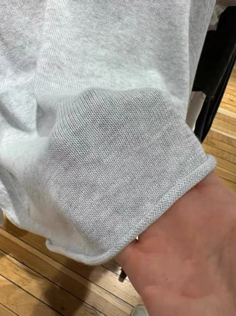 Solod Color Gray Long Sleeve Large Collar Autumn Sweater Sweet Knitting Short Pullover Tops Woman Casual Female Clothing