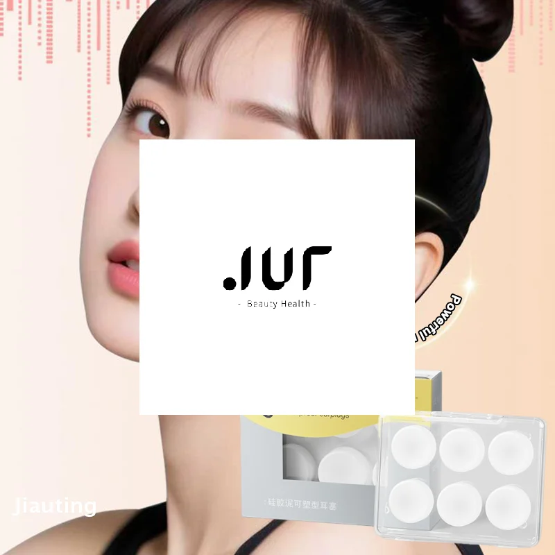 

6 Pcs Silicone Ear Plugs Reusable Earplugs For Sleeping Swimming Traveling Working Studying Noise Reduction Flexible Ear Plugs