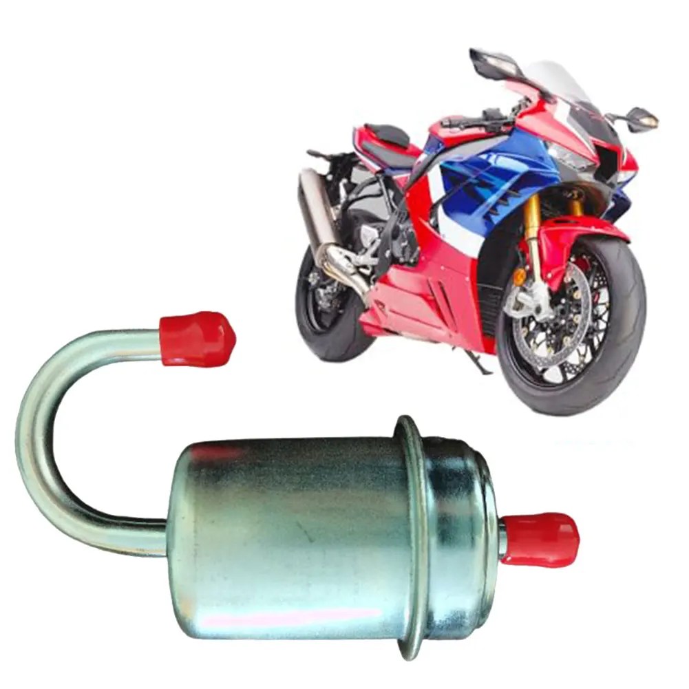 For Honda CB900F Motorcycle Replacement 16900-MBG-013 Filter Silver Efficient Filtration Removes Impurities Easy Installation