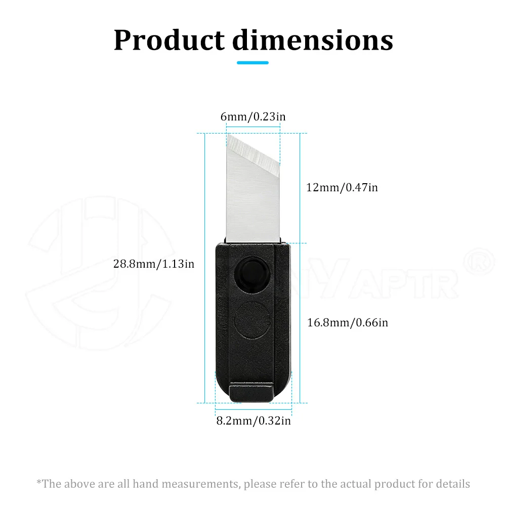 Original QIDI Max4 Cutting Tool High Precision Alloy Steel Cutter Blade Replacement Spare Part for QIDI Max 4 3D Printer