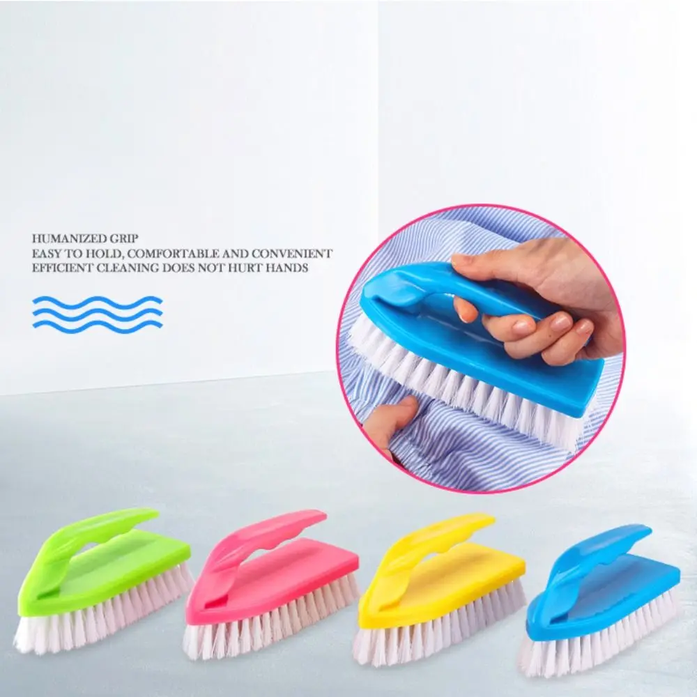 Sturdy Plastic Handle Scrubbing Brush Stiff Bristle Non Slip Scrubber Brush With Handle Cleaning Brush Car Cleaning