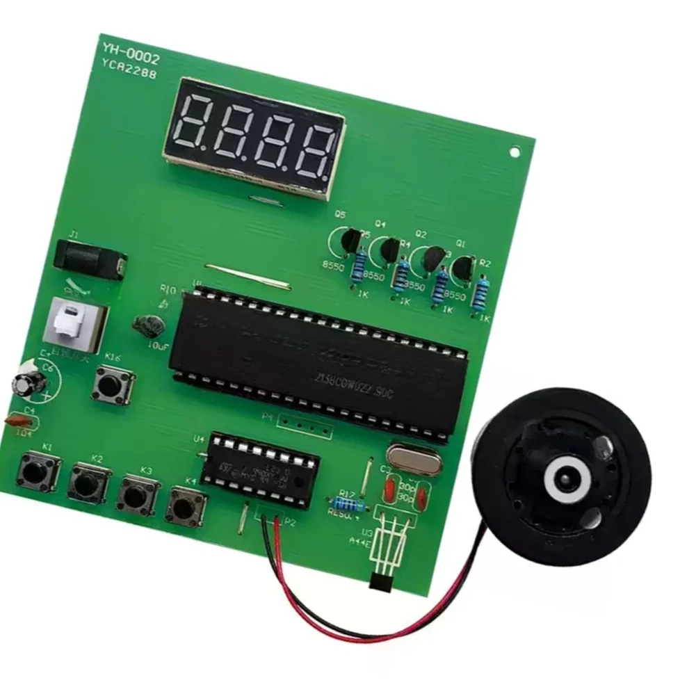 DC Motor Control Board with Hall For Sensor Input STC89C51 Microcontroller Forward Reverse Function LED Display