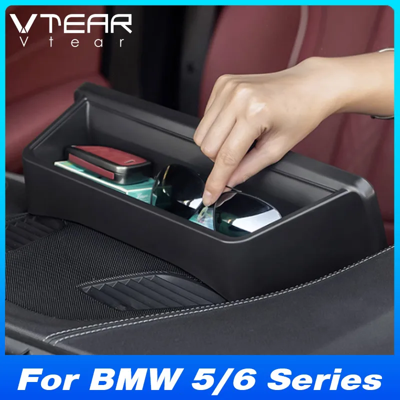 For BMW 5 Series 6 GT G30 G38 G32 Dashboard Navigation Screen Rear Storage Box Tray Interior Product Accessories 2018-2020