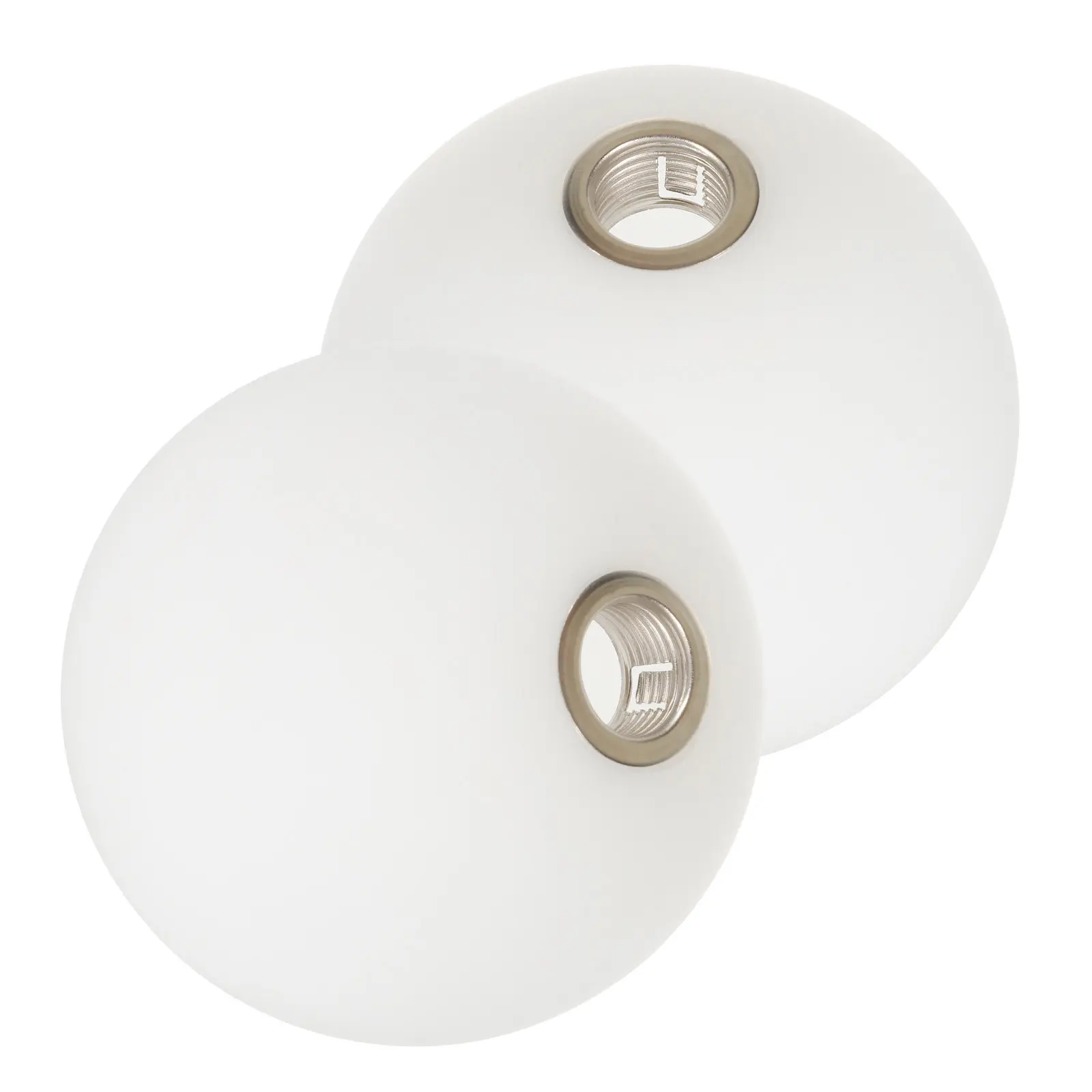 

2Pcs Glass Globe Lamp Shade Replacement for Pendant Ceiling Lights Modern Decorative Light Fixture Cover Warm Ambient Lighting
