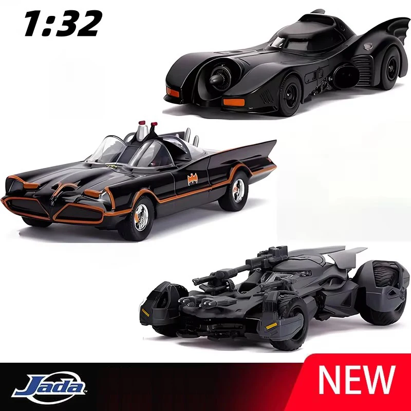 JADA 1:32 Batmobile Bat Alloy Car Diecasts & Toy Vehicles Car Model Miniature Scale Model Car For Children