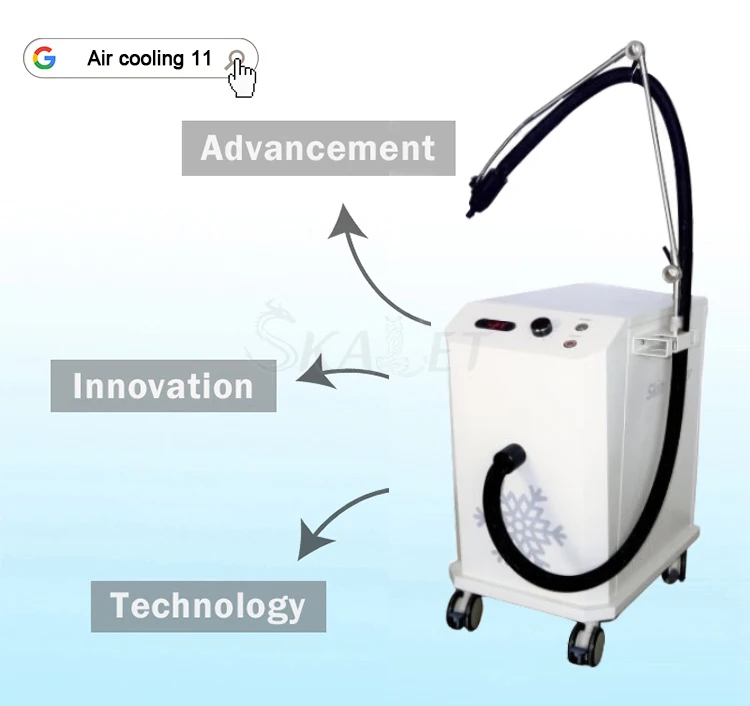 Factory Price Cryo Air Cold Skin Cooler Cooling Reduce Pain Laser Portable Skin Cooler Machine