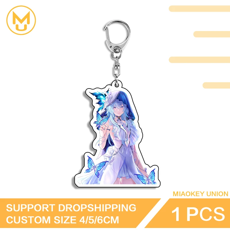Beautiful Wuthering Waves Shorekeeper Novelty Keyring Sexy Fantastic Unique Accessories Versatile Fashion Packbage Decorations