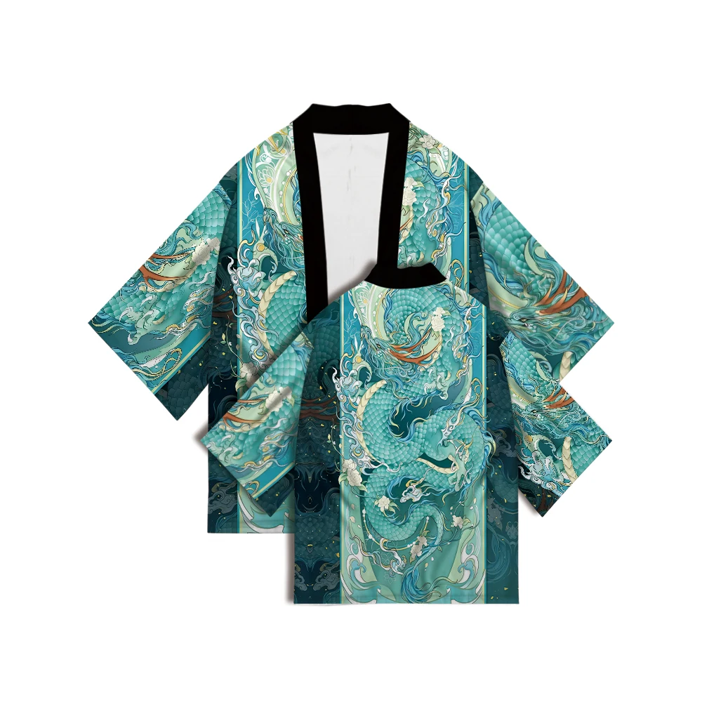 Traditional Japanese kimono cardigan kimono 2024 kimono yukata haori belt shirt streetwear