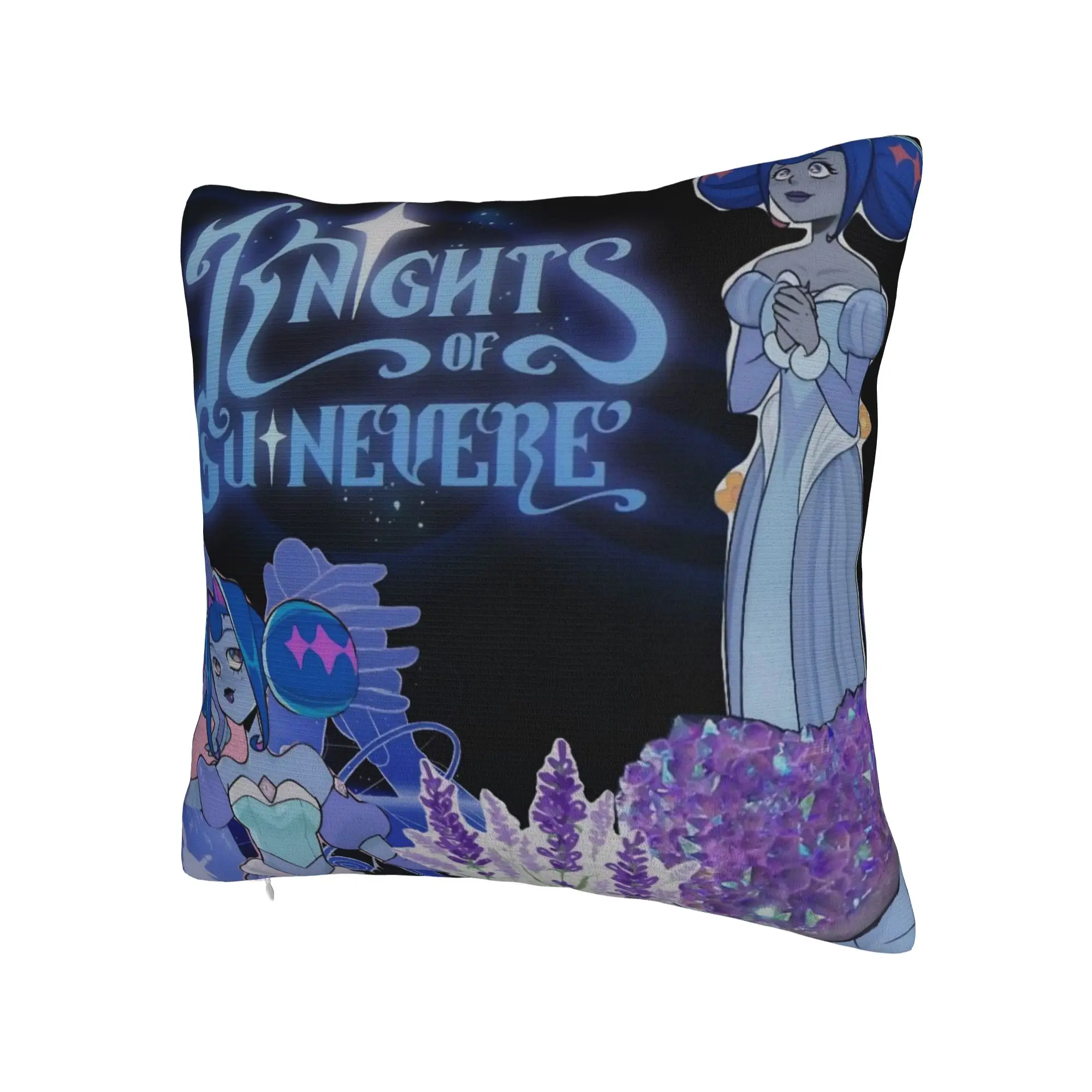K-Knights Of Guinevere Pillow Covers Merchandise Soft Cushion Cover Decorative  Throw Pillow Case Cover Sofa Multiple Sizes