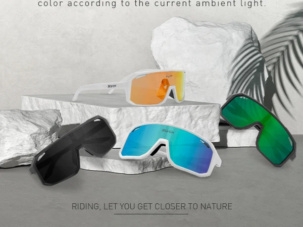 SCVCN Mode Sonnenbrillen Straße Outdoor Radfahren Gläser Sport Fahrrad für Männer Brillen MTB UV400 Brille Fahrrad Reiten Sonnenbrillen – Detail 6