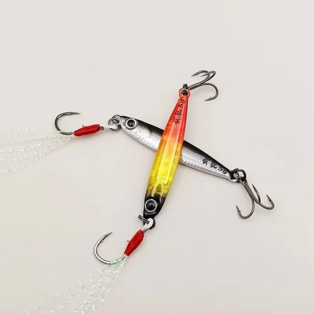 3g Weight Mini VIB Fishing Lure 5g Weight Artificial Bait Micro Iron Plate Metal Material Treble Hook Bionic Lure Root Fishing