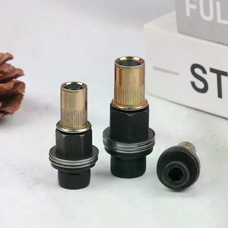 10Pcs Hand Rivet Nut Tool Set Manual Riveter Kit With M3-12 Nut Heads For DIY Repair Installation, Easy Use Accessory