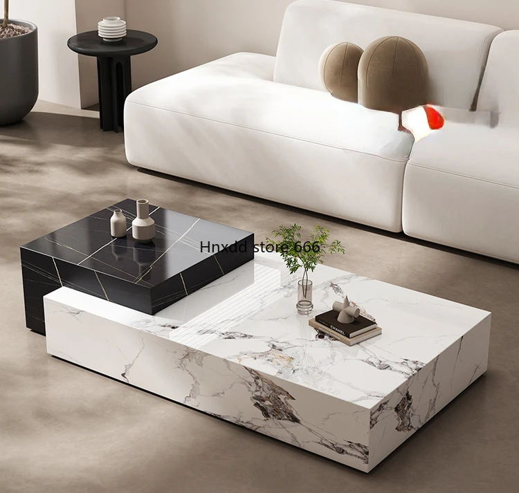 Modern simple living room household rectangular combination coffee table