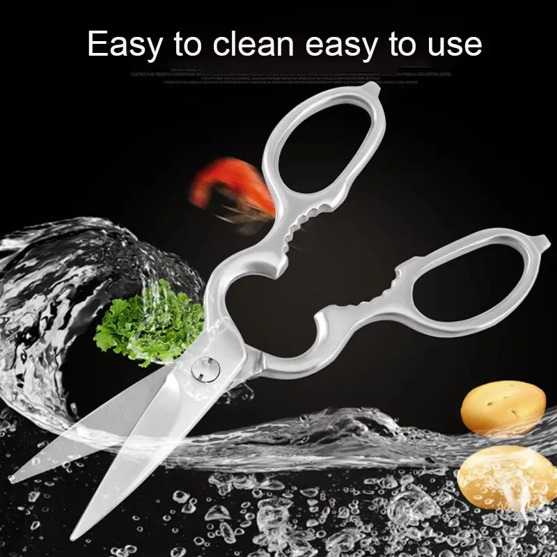 Detachable Kitchen Scissors Stainless Steel Kitchen Gadget Flexible Handing Different Kind Of Ingredients Cook Tool