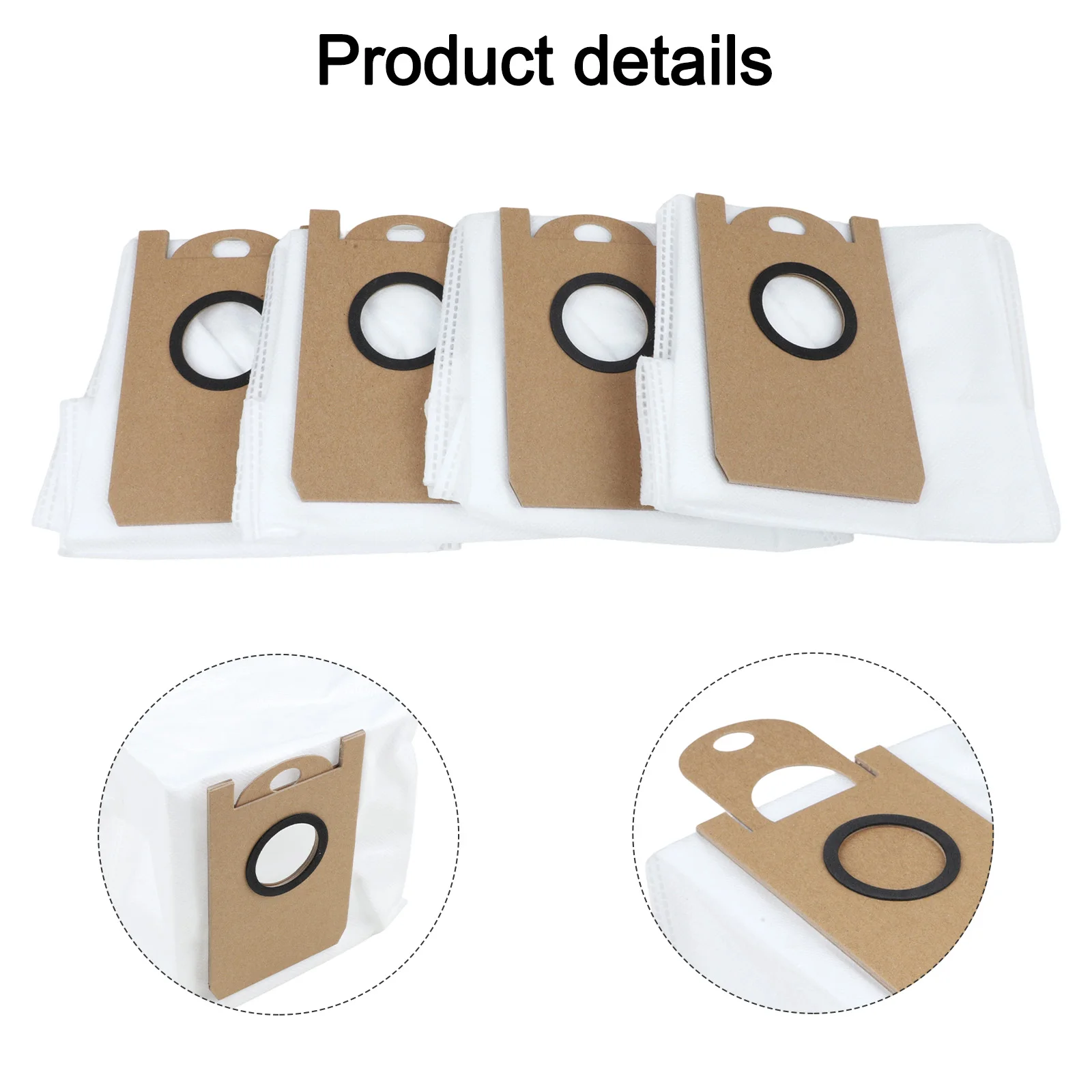 4/10 قطعة مكنسة كهربائية غير المنسوجة الأقمشة أكياس الغبار ل Vexilar W11 روبوت فراغ اكسسوارات أجهزة التنظيف المنزلية