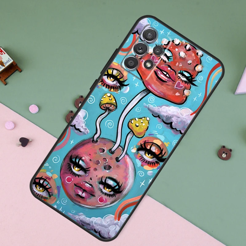 Indie Kids Aesthetic Hippie Art Case For Samsung A52 A12 A32 A42 A72 A51 A71 A31 A11 A40 A50 A70 A02S A21S Phone Cover