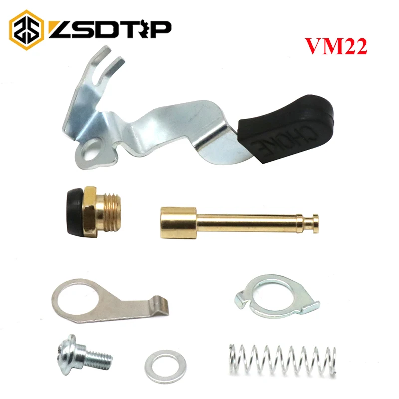 ZSDTRP Motorcycle Carburetor Manual Choke Handle Choke Flange Lever for Mikuni VM22 Repair Kits Starter Switch