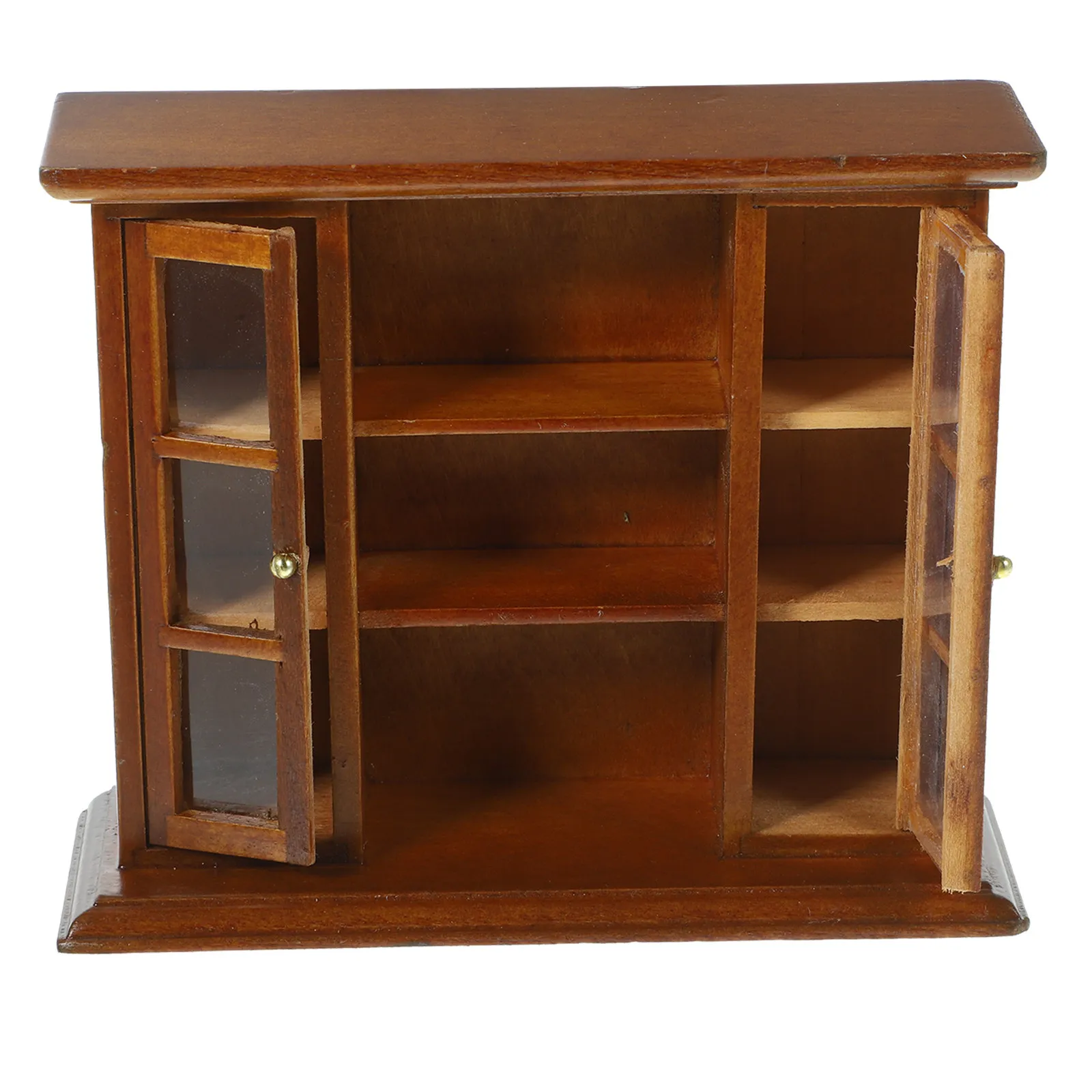 

Miniature Wooden Cabinet 1 12 Scale Mini House Furniture Prop Storage Bookcase Decoration Miniature Cabinet Model
