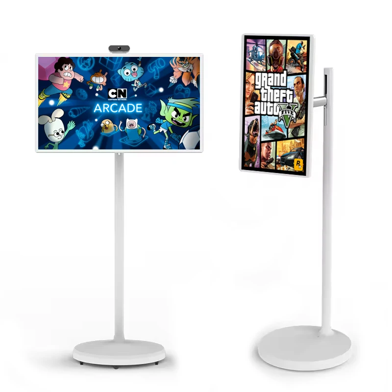 

Portable Android Wireless Smart Touch Screen 24/27/32 Inch Home Entertainment LCD TV Rotatable Stand Tablet