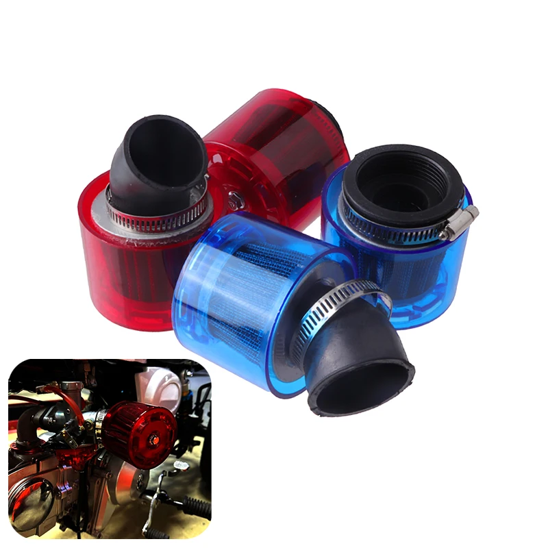 Motorcycle Universal 28/32/35/38/42/48mm Splash Proof Air Filter Cleaner For 50cc-250cc Motorbike Pit Dirt Bike Scooter ATV Quad