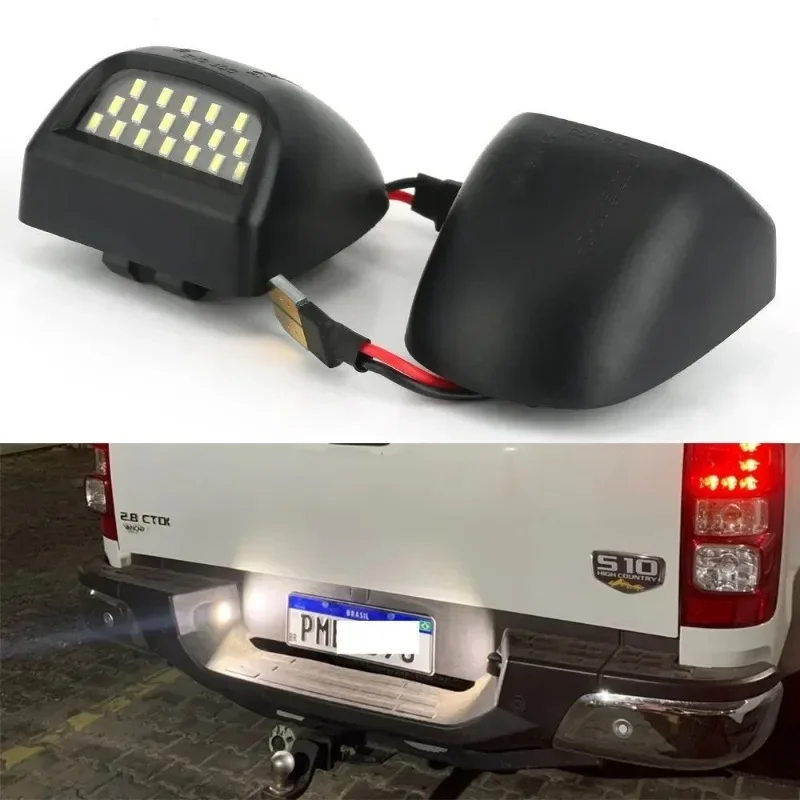 12V LED Number Plate Lamp for Chevy Cadillac Escalade 2002-2006 ESV 2003-2006 EXT GMC White License Plate Light Assembly