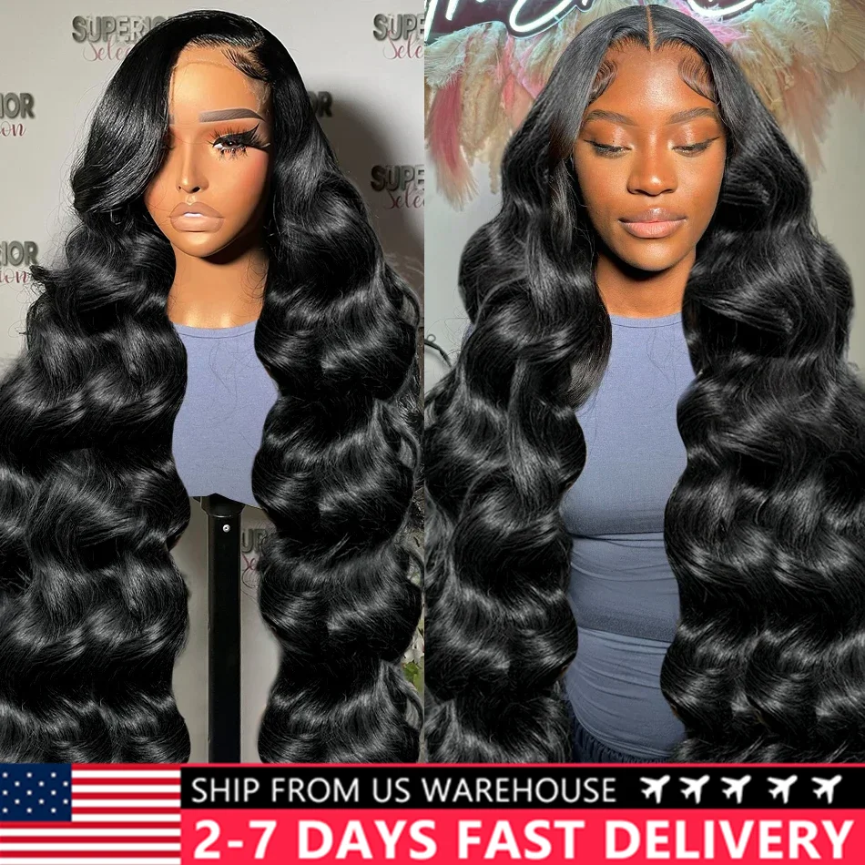 180% Density 13x4 13x6 Body Wave Lace Front Human Hair Wigs For Women 100% Remy Brazilian Human Hair Wigs For Black Women Bling