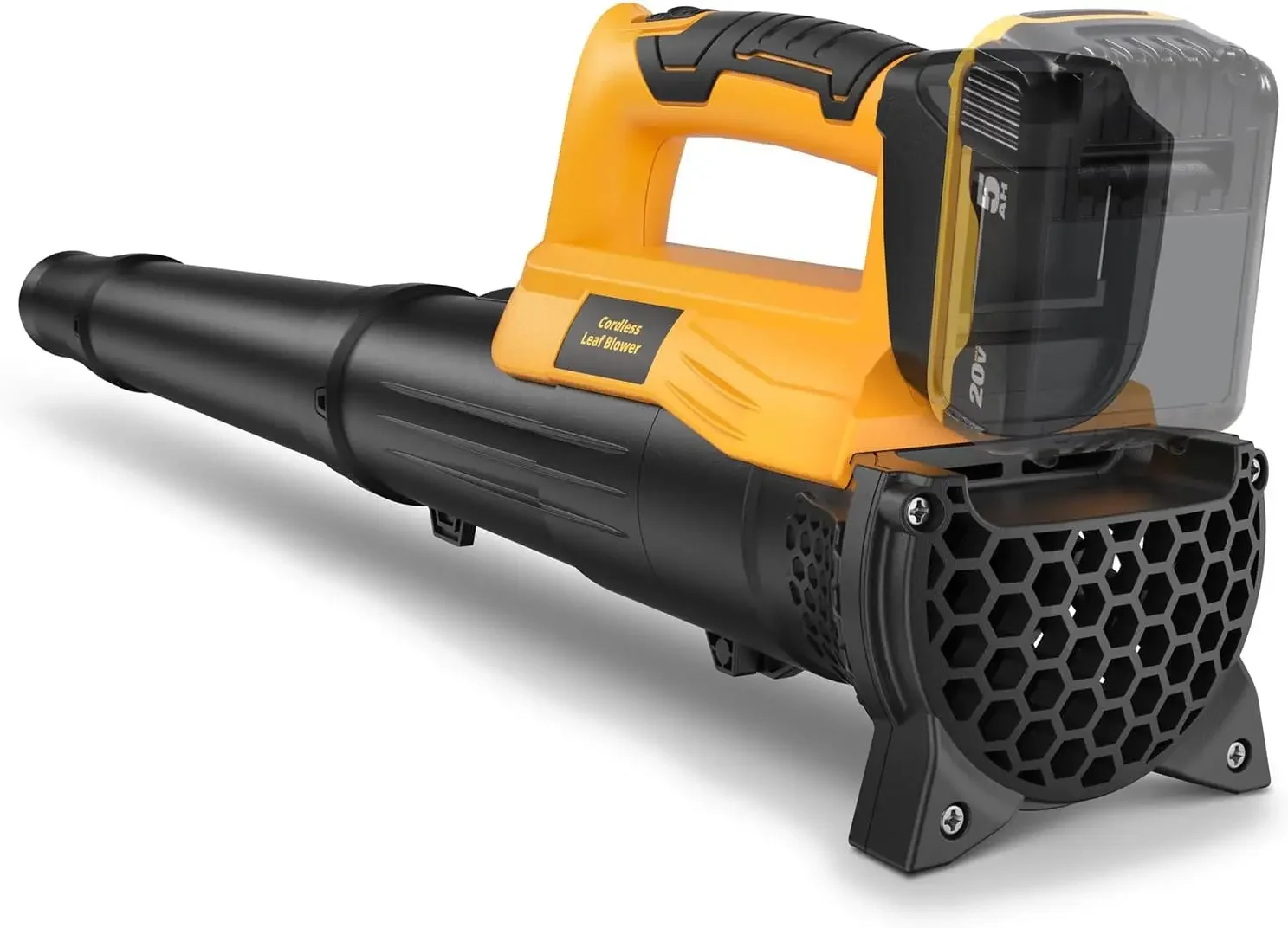 

Cordless Leaf Blower for Dewalt 20V Battery, 400 CFM Electric Leaf Blower with 110-MPH, Copper Motorfor Lawn Care (NO Battery)
