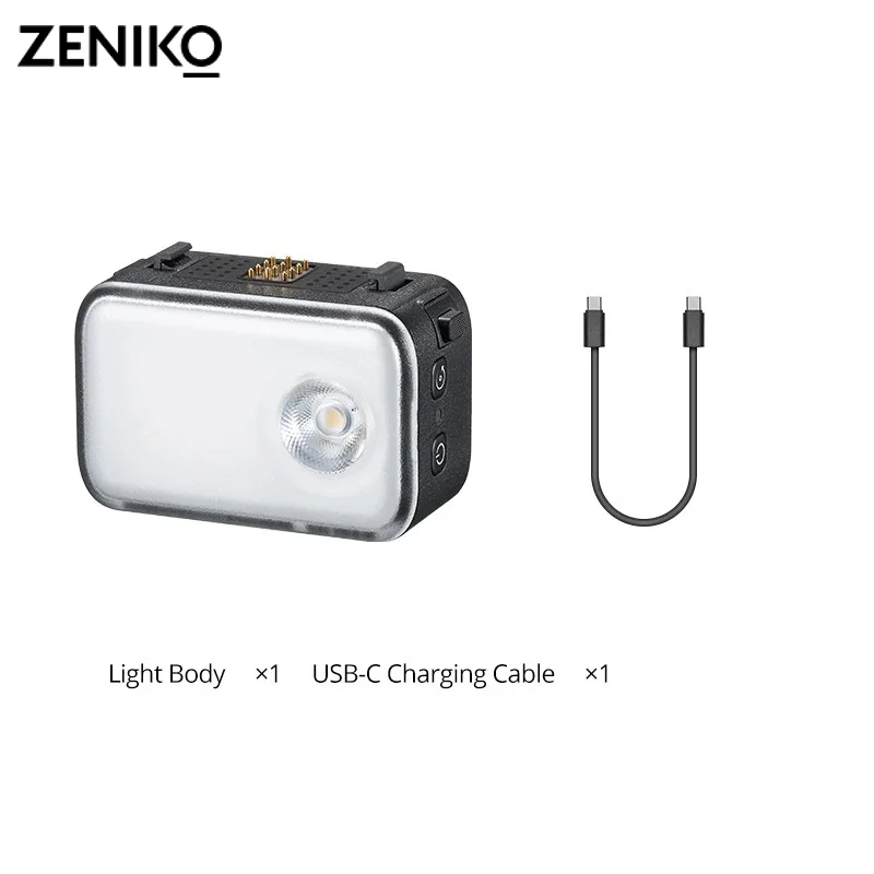 ZENIKO ZN Light Magnetic Quick Release Mini Fill Light Waterproof Video Light Charging For Osmo Nano /Action6