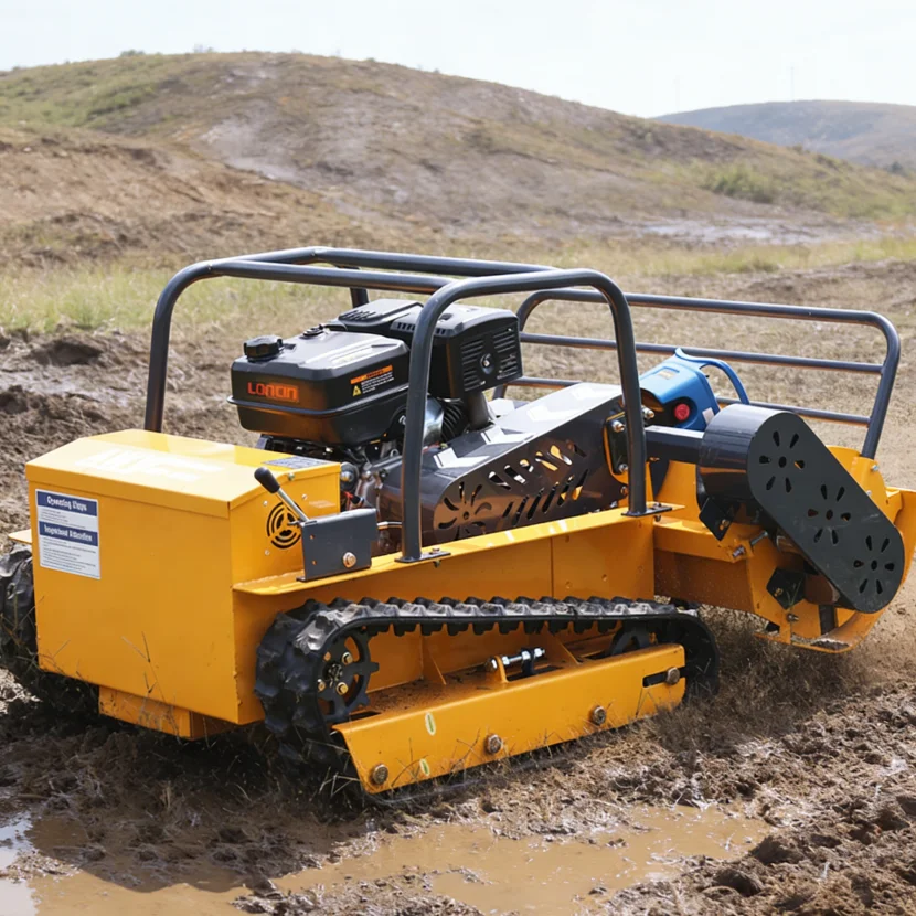 

customized Autonomous Track Remote Control Lawn Mowers Zero Turn Electric Petrol Robot Lawn Mower Production Factory