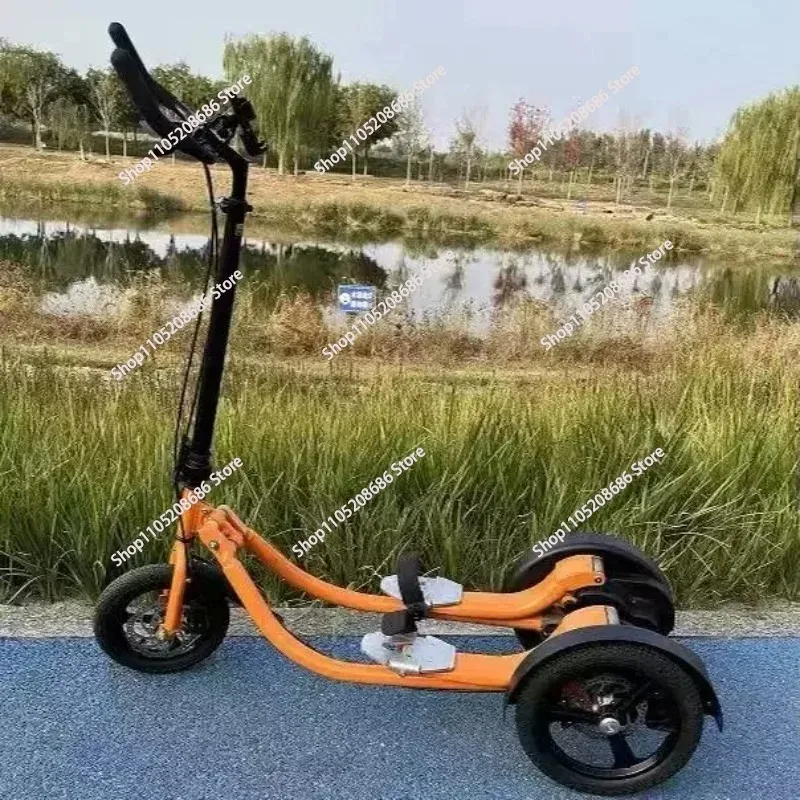 Fitness Stepper Tricycle Stepping Bicycle Upright Bicycle Foldable
