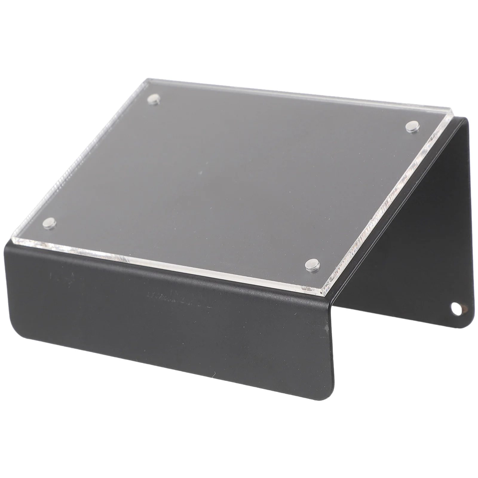 

Metal Name Card Holder Double Sided Magnetic Display Board 90x60mm Black Price Tag Stand For Shop Desk Organization Magnet Board