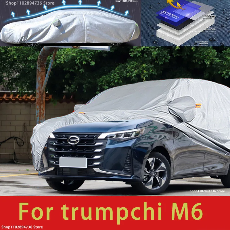 

For Trumpchi M6 Car protective cover, sun protection, cooling protection, car clothing, car paint protection auto