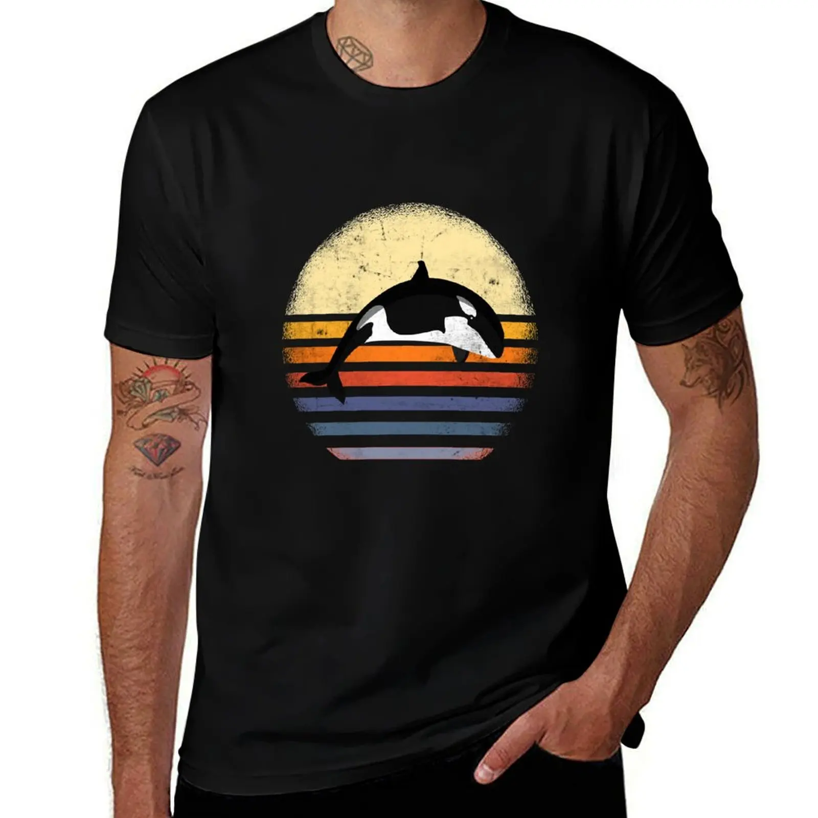 

Orcas Killer Whales Animal Welfare Killer Whales T-Shirt man t shirt heavy cotton t shirt personalised