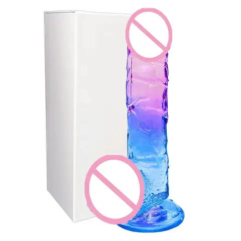 Transparent Big Dick 9 Sizes Realistic Jelly Dildo Women Gay Anal Sex Toys Soft Clitoris Vaginal Masturbators Penis Suction Cup