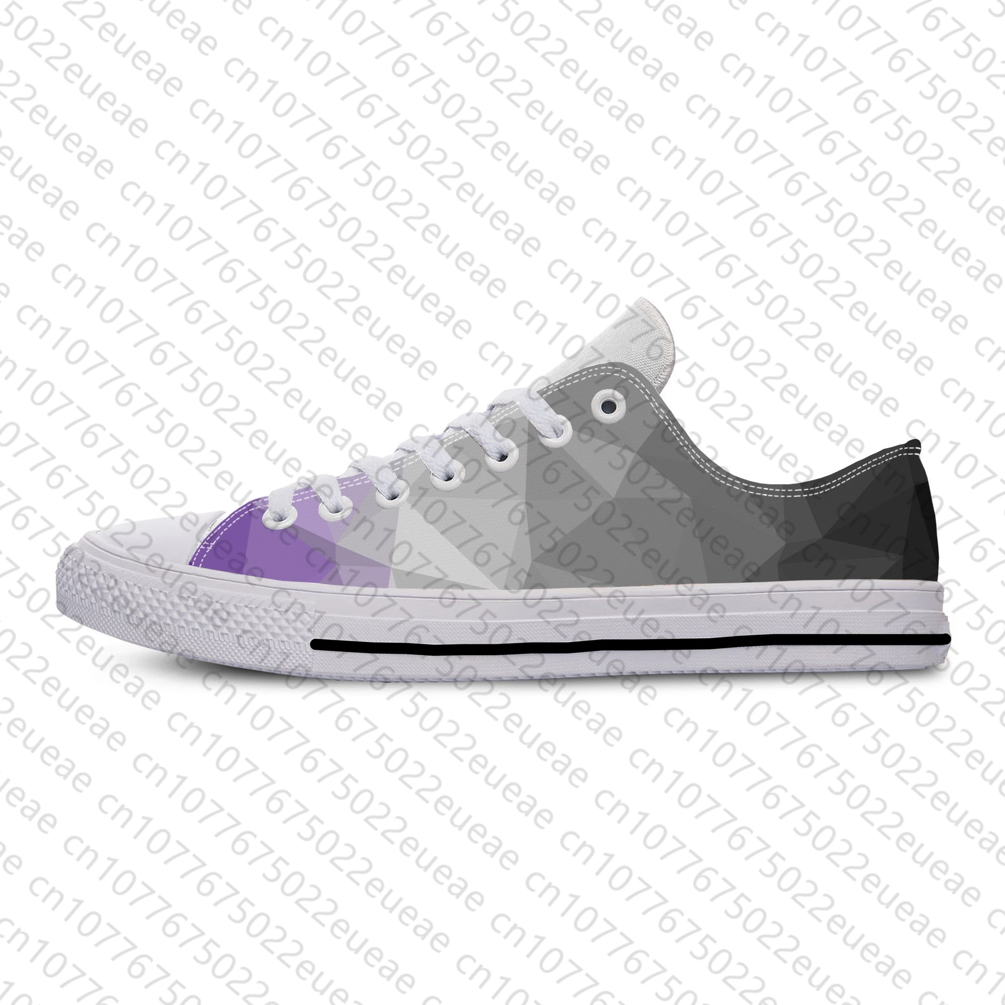 ZanAro-Chaussures basses pour hommes et femmes, Baskets légères, Respirantes, Impression 3D, Aromantique, Asexualité, Asexualité, Fierté, Casual, Grill