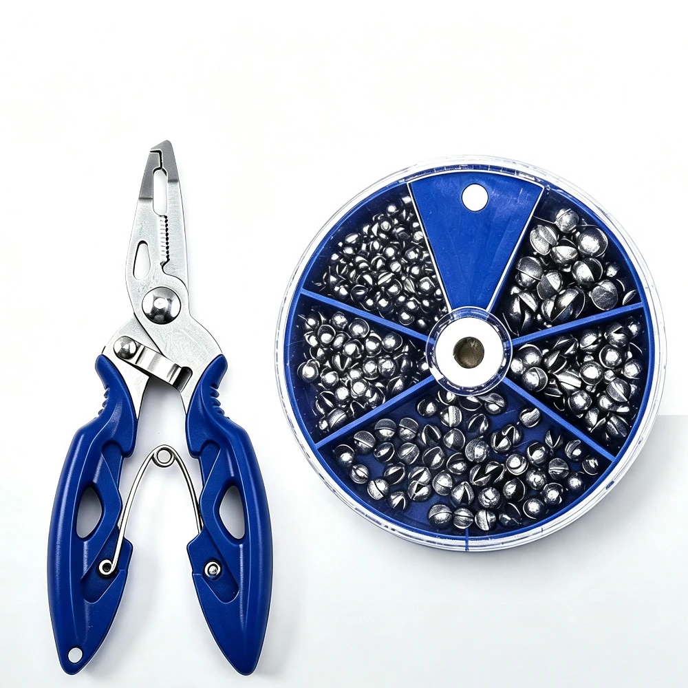 Fishing Pliers - 200개 무게추 5가지 사이즈 납 무게추
