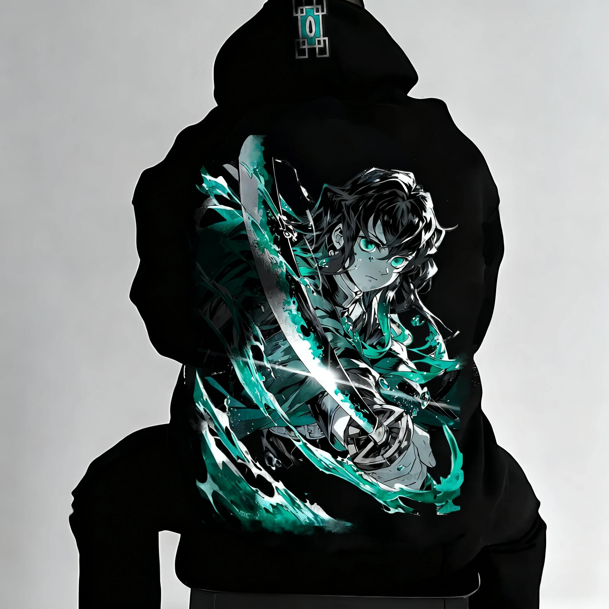 

Demon Slayer Anime Autumn/winter Men's Hoodie 2025 New Tokitou Muichirou Print Loose Casual Harajuku Parent-child Sweater Top