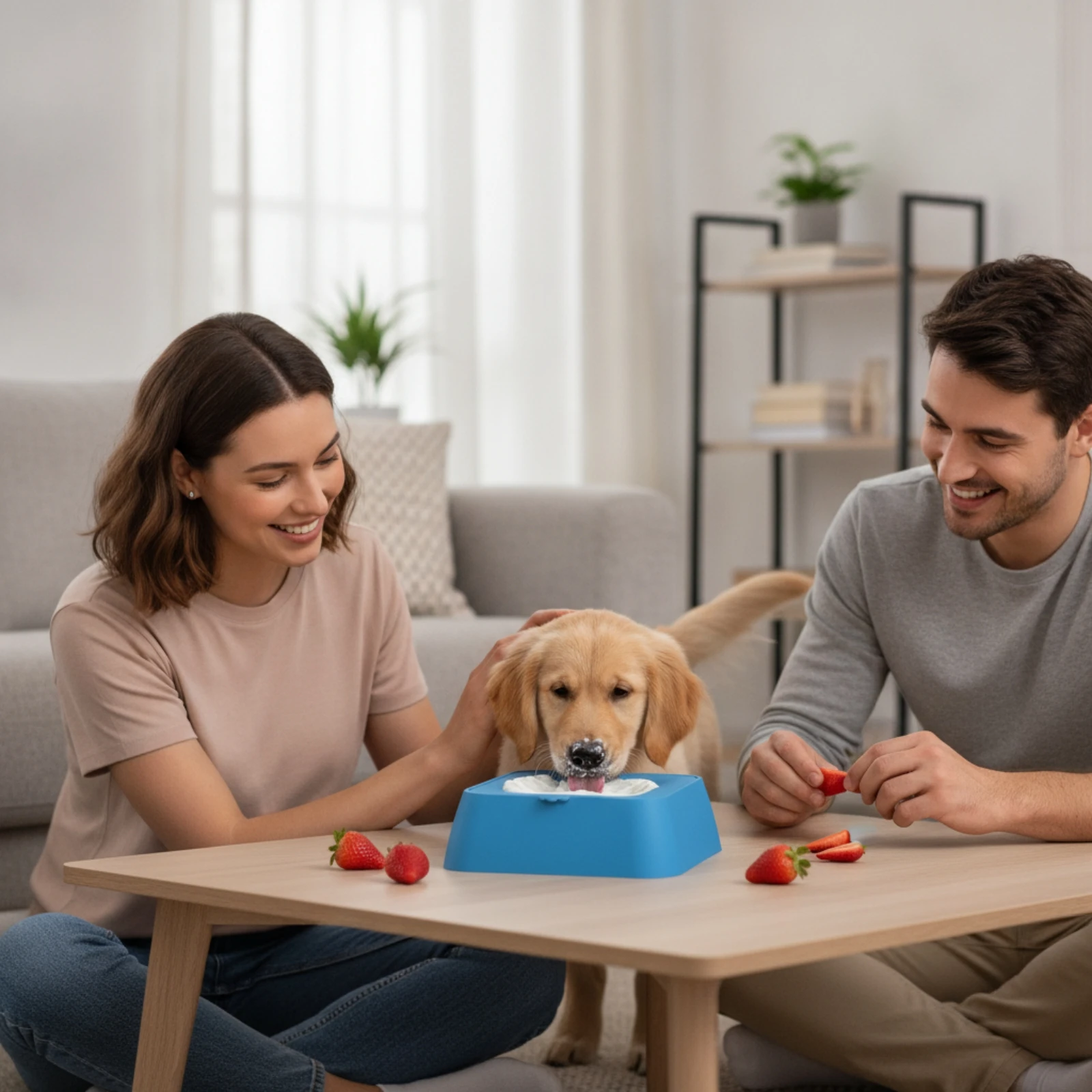 Slow Feeder Lick Bowl Square Lick Bowl with Raised Insert Slow Feeder Insert Slim Plastic for Dogs, Enrichment, Mealtime