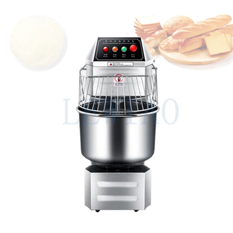 

Electric 8/12kg Flour Mixers 20L Merchant Dough Kneading Machine Food Mixer Stainless Steel Pasta Stirring Food Making Bread 220