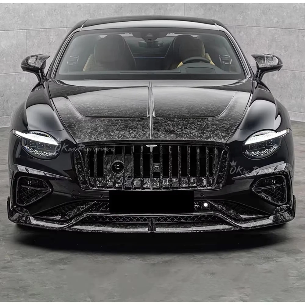 For 2025+  Continental GT & GTC to MSY Style Dry Carbon Fiber Engine Hood Car Bonnet