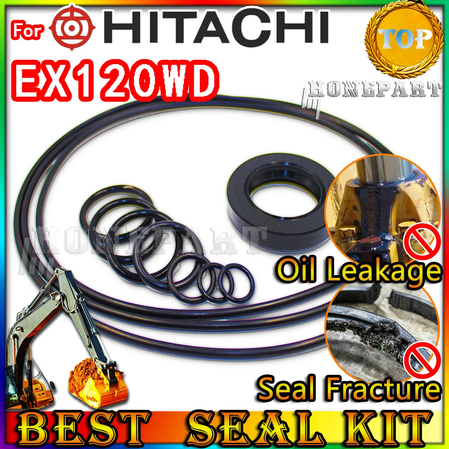 

Для Hitachi EX120WD Ремкомплект сальника Рычаг стрелы Ковш Экскаватор Гидравлический цилиндр Hit Инжектор Ножка Погрузчик PPC Планетарная ось