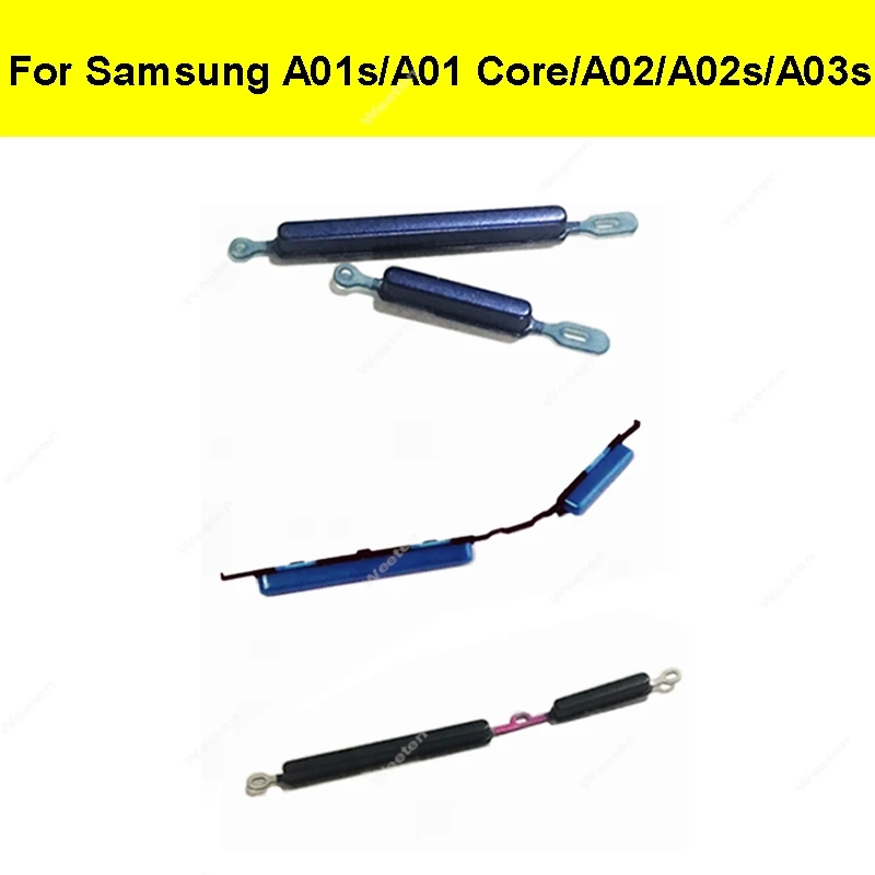 

Volume Power Buttons For Samsung Galaxy A01 A015F A01 core A013G A02 A025F A02s A025M A03s A037F Power Volume Side Keys Parts