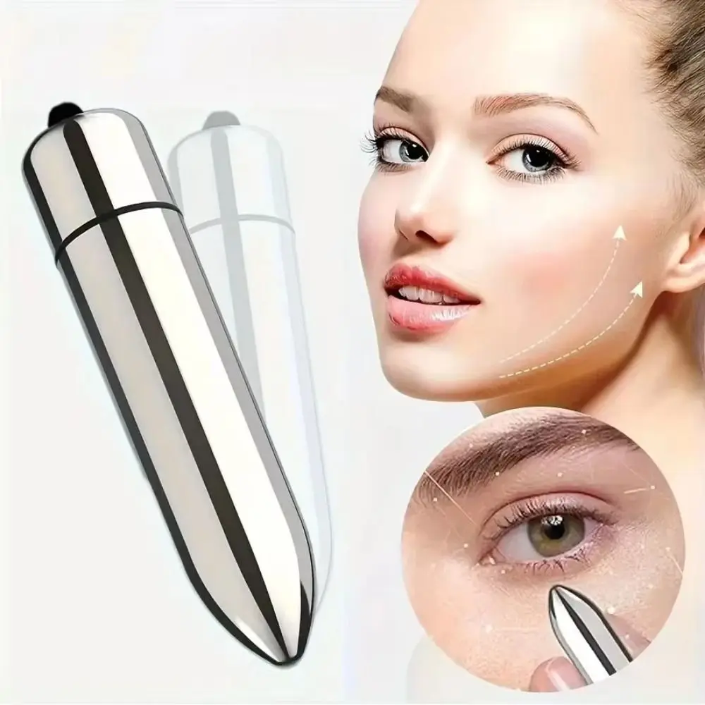Facial And Eye Massage Treatment Mini Vibrating Massager Promotes Lotion Absorption Portable Massage Stick Face Massage Tool